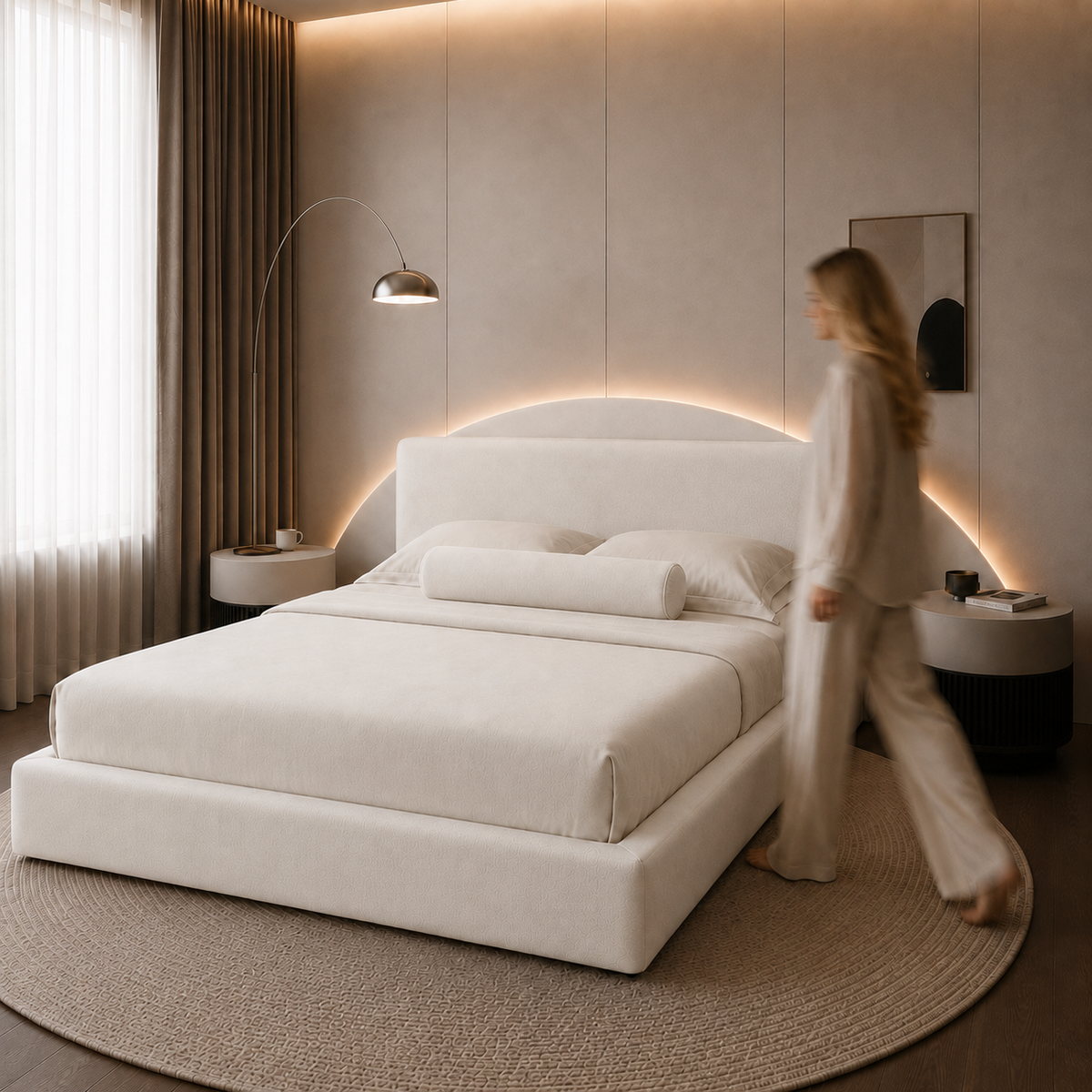 Maison Cloud Bed Frame Original Dreamy White