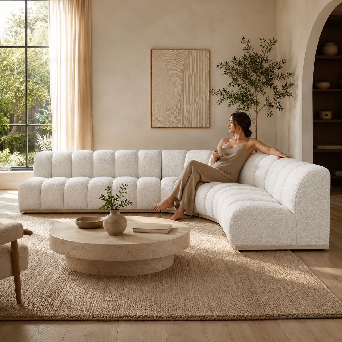 Cove Chaise Seater Sofa