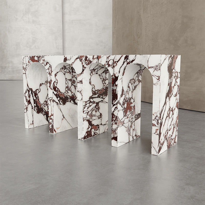 Cassis arch console table in room setting