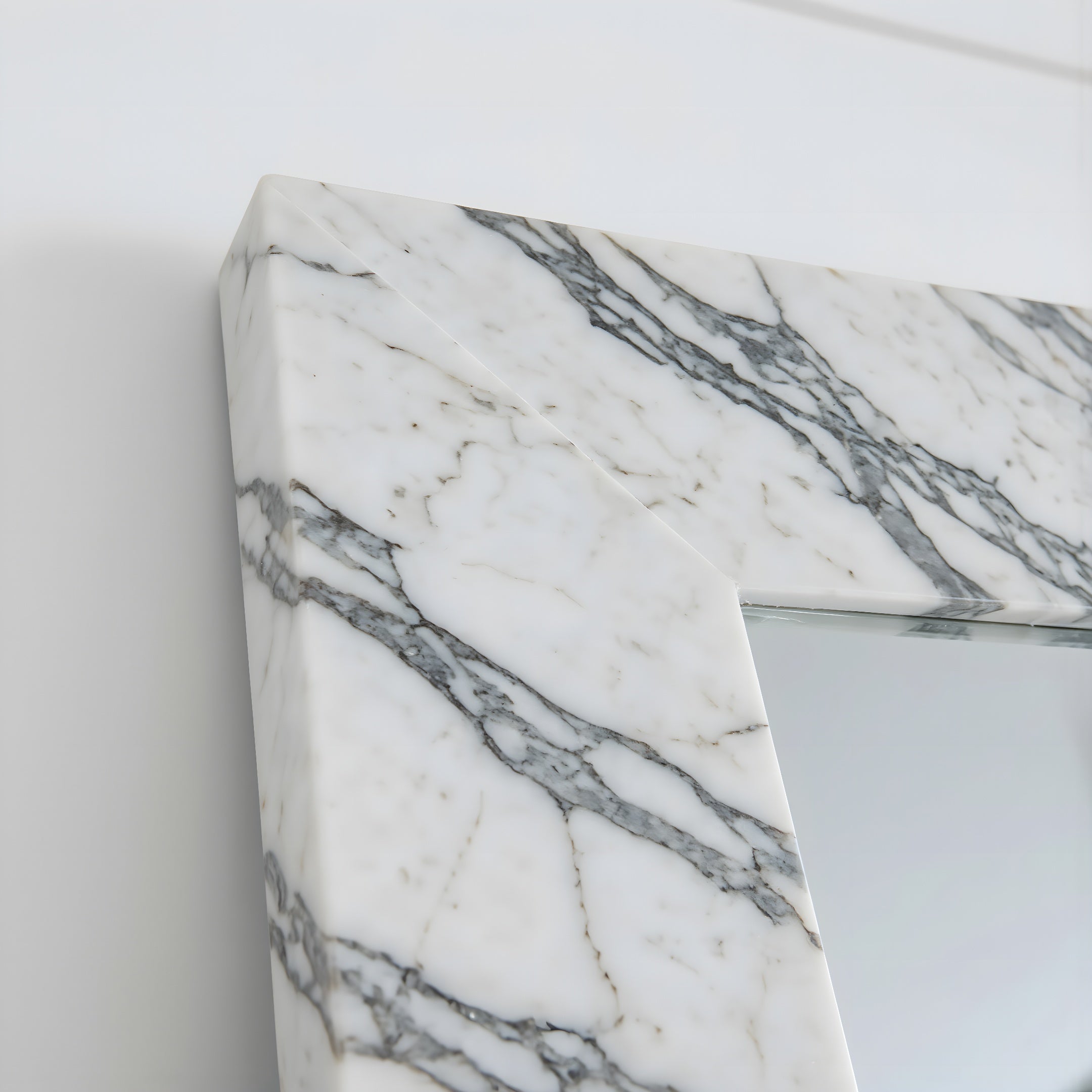 Full Length Marble Mirror Arabescato