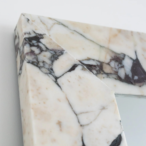 Full Length Marble Mirror Calacatta Viola
