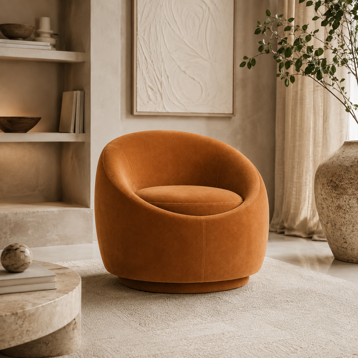 Biarritz swivel chair detail