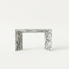 Alma Console Arabescato White