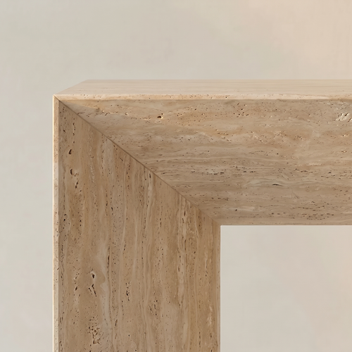 Alma Console Travertine
