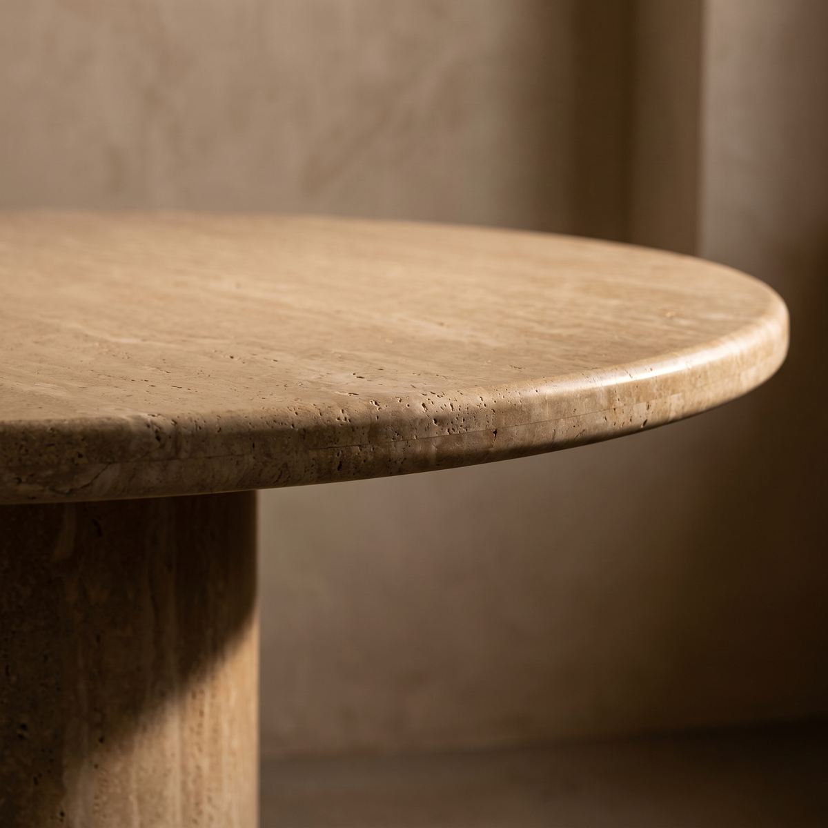 Antibes Dining Table Travertine