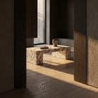 Cava Arabescato White Coffee Table