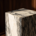 Plinth Small Arabescato White