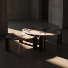 Aube Nesting Coffee Table Calacatta Viola