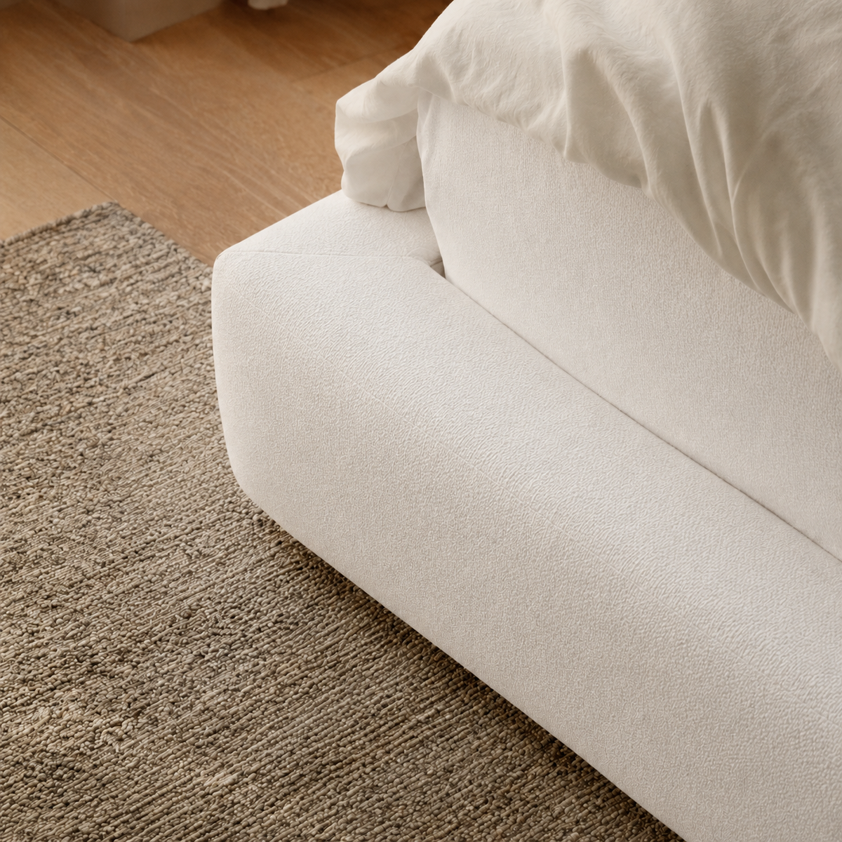 Maison Cloud Bed Frame Curved White
