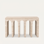 Bruma Arch Console Travertine