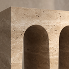 Bruma Arch Console Travertine