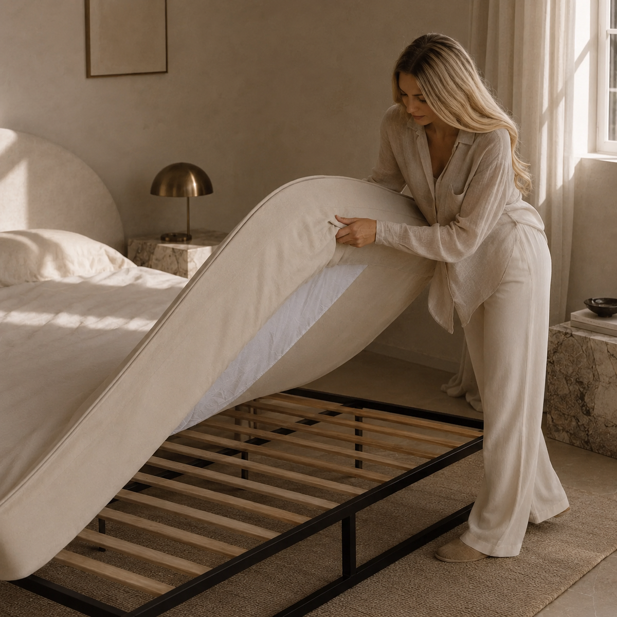 Maison Cloud Bed Frame Original Dreamy White