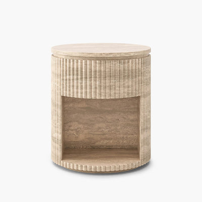Milo Travertine Side Table