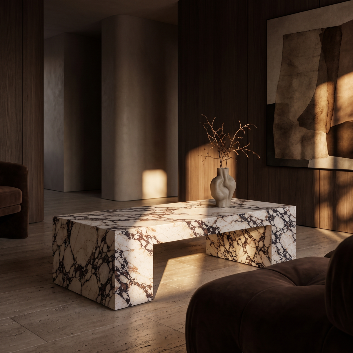 Cava Calacatta Viola Coffee Table