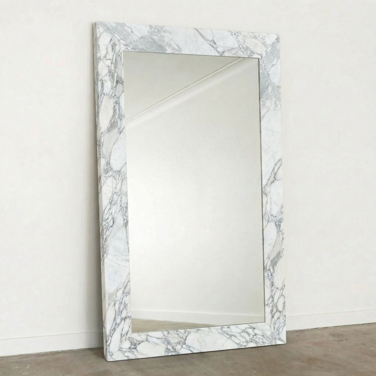 Full Length Marble Mirror Arabescato