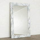 Aurore mirror framed in Arabescato marble