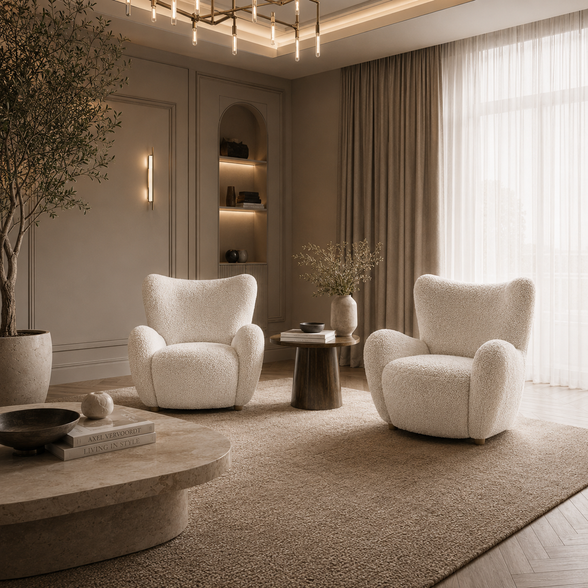 Cortina lounge chair detail