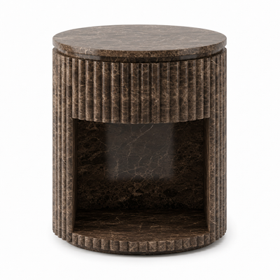 Milo Dark Emperador Side Table