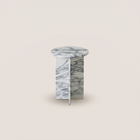 Elba Arabescato White Side Table