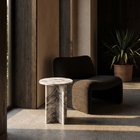 Elba Arabescato White Side Table