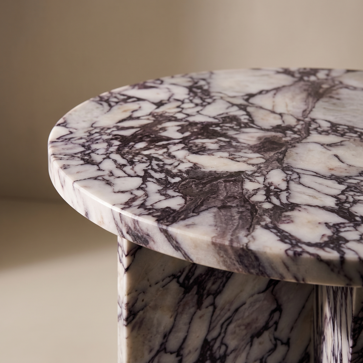 Elba Calacatta Viola Side Table