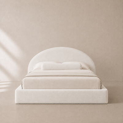Maison Cloud Bed Frame Curved White