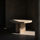 Fontaine Travertine Dining Table