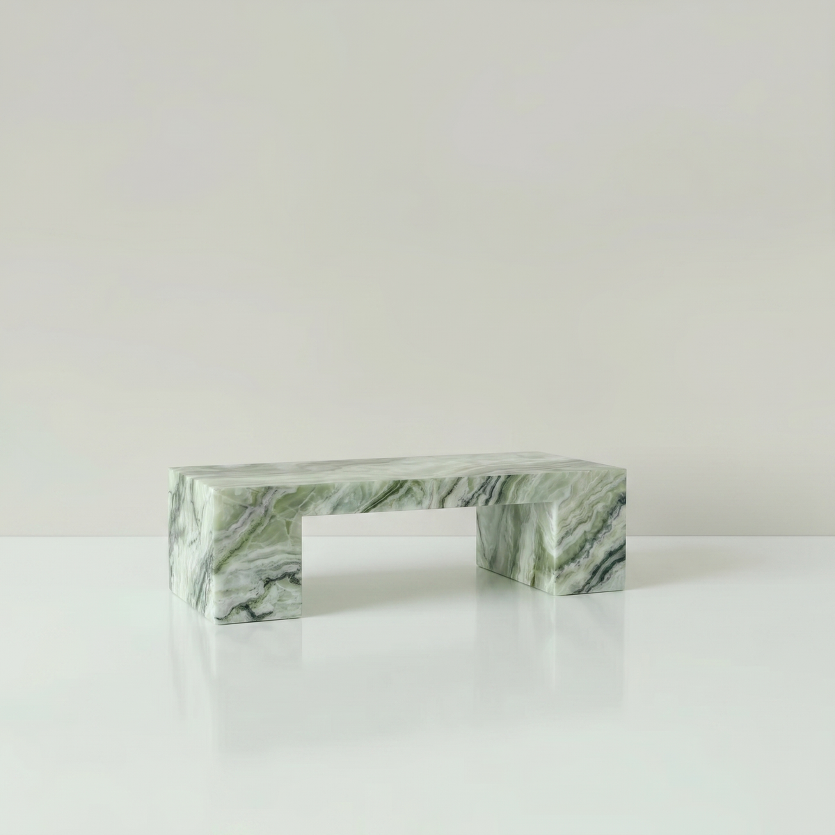 Arco Jade Green Coffee Table