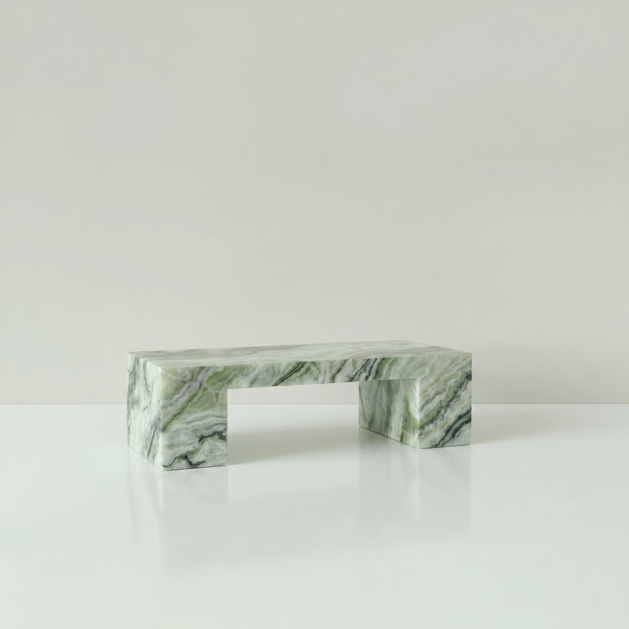Arco Jade Green Coffee Table