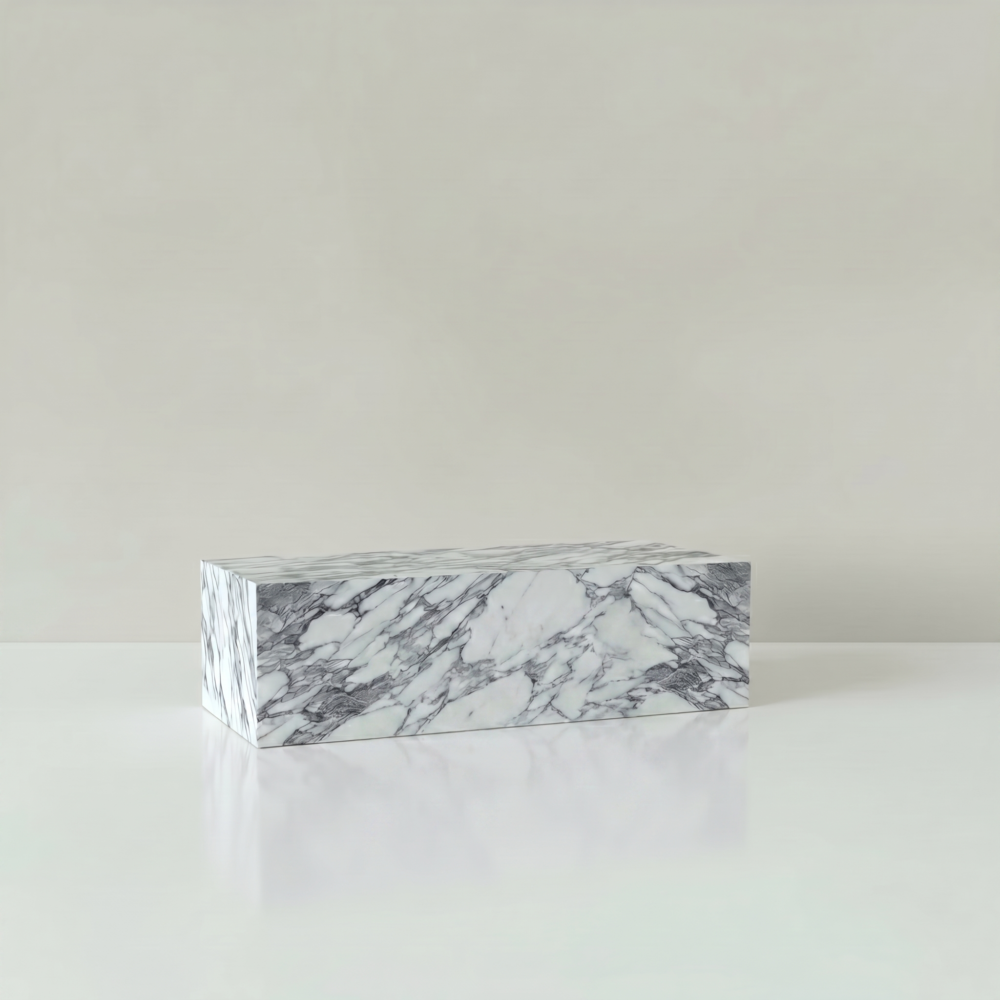 Block Arabescato White Coffee Table