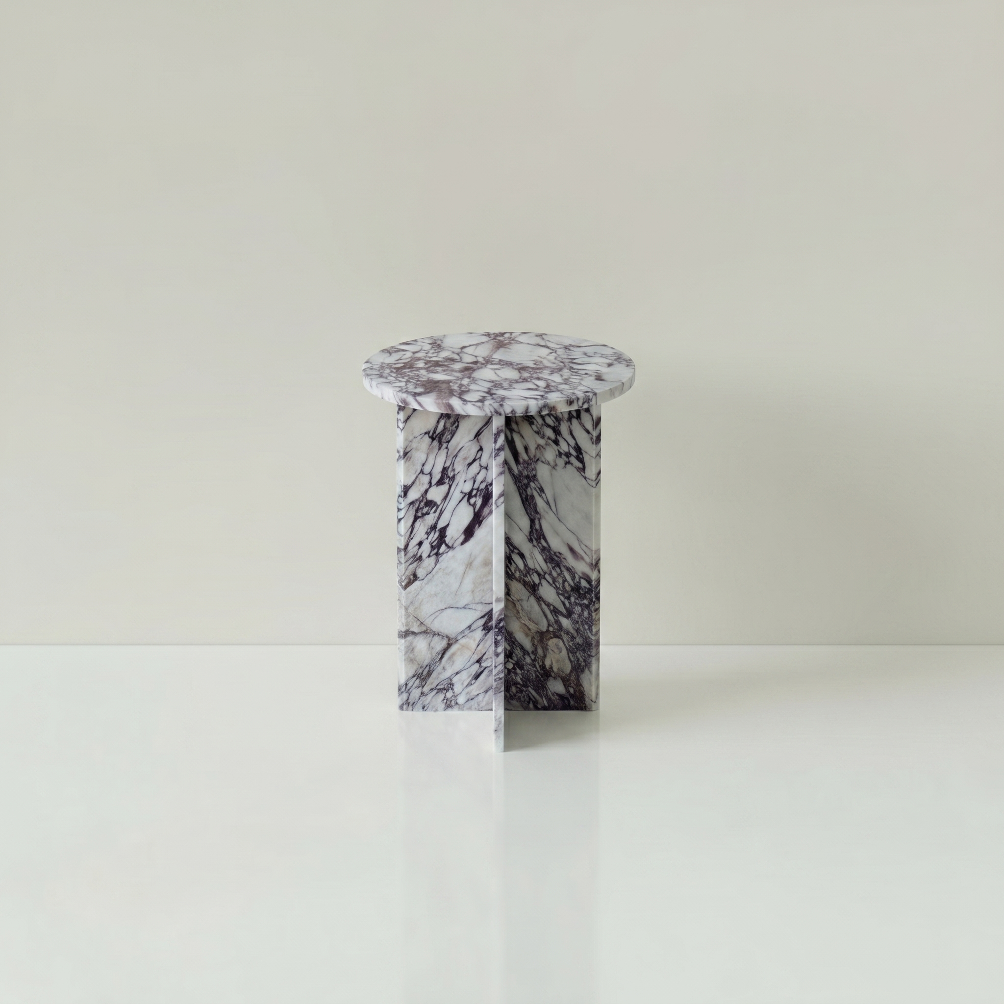 Luca Calacatta Viola Side Table