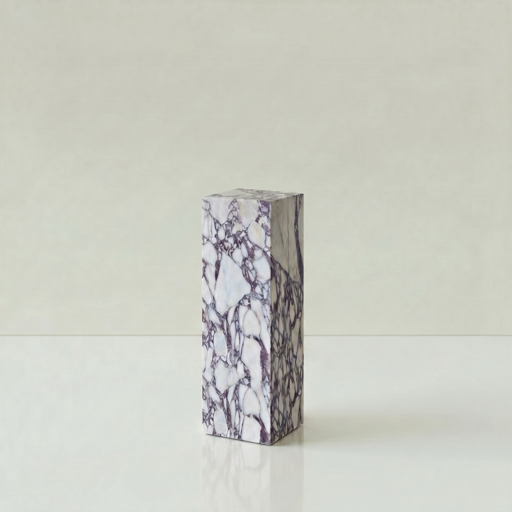 Plinth Tall Calacatta Viola