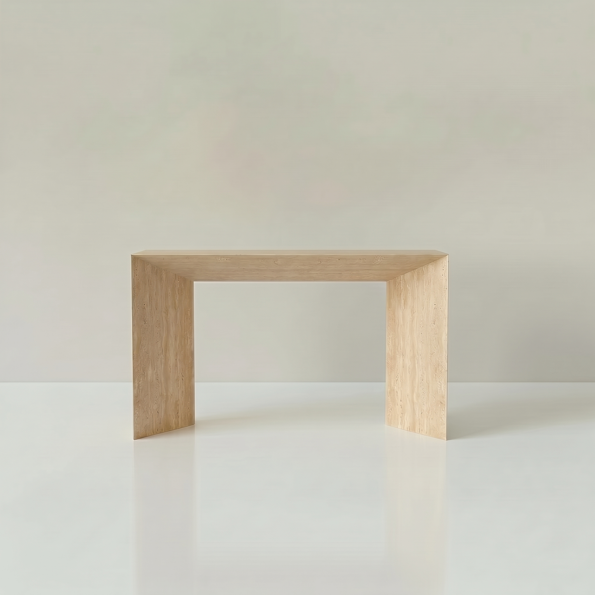 Luna Console Travertine
