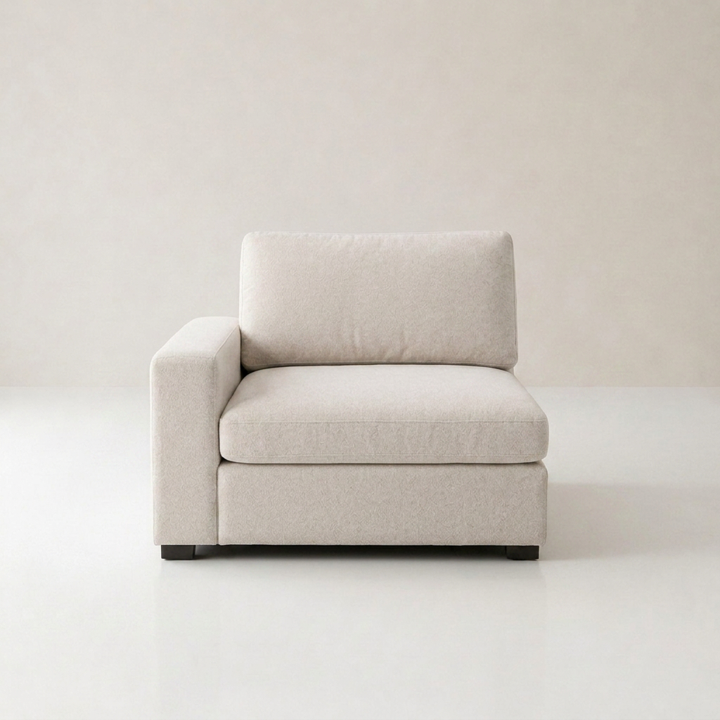 Odette modular sofa ottoman