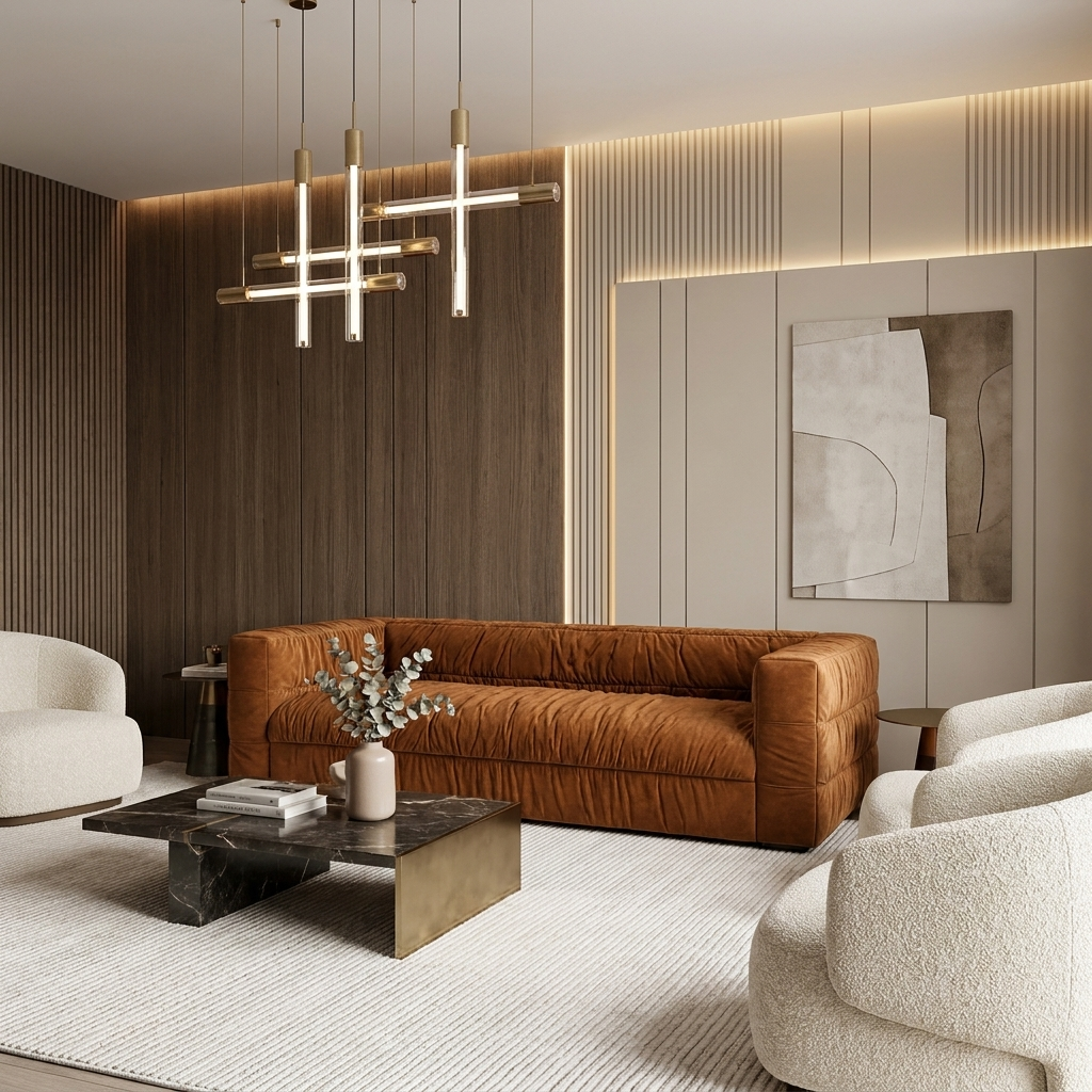 Portofino ribbed corduroy sofa detail
