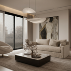 Lucca slipcover sofa detail