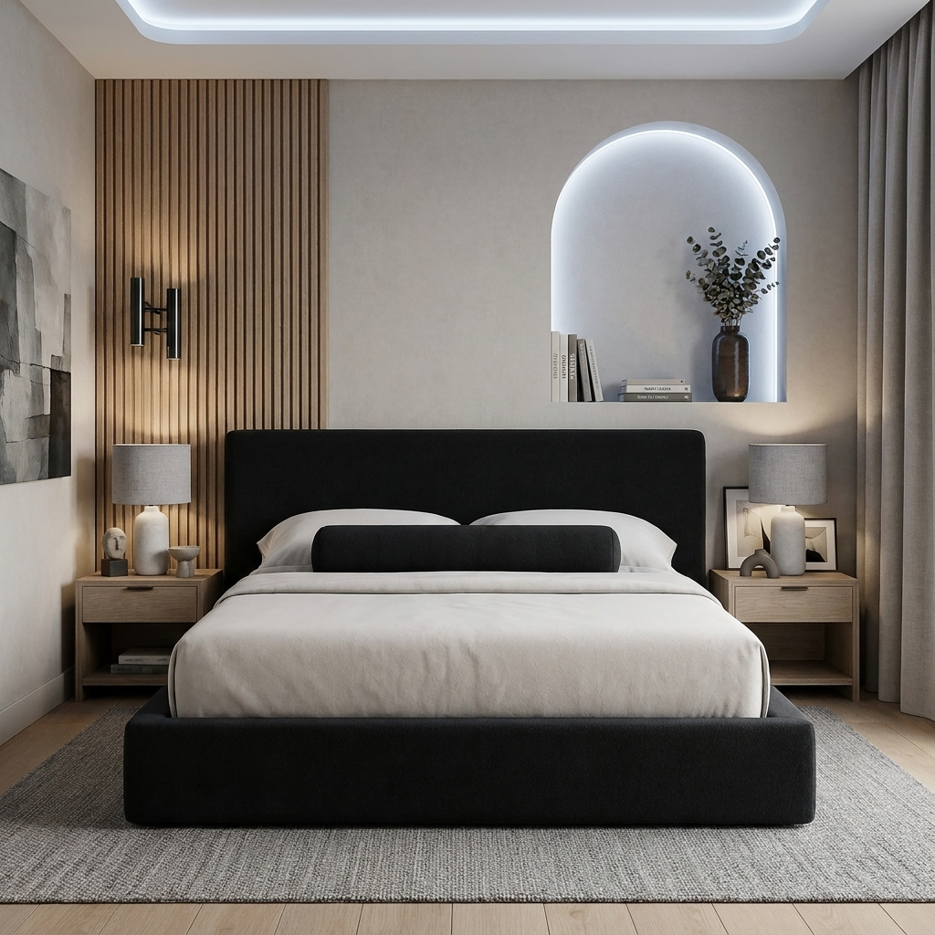 Maison Cloud Bed Frame Original Black