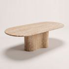 Ravenna Travertine Dining Table