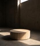 Isla Travertine Round Coffee Table