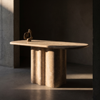 Legato Travertine Console Table