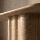 Legato Travertine Console Table
