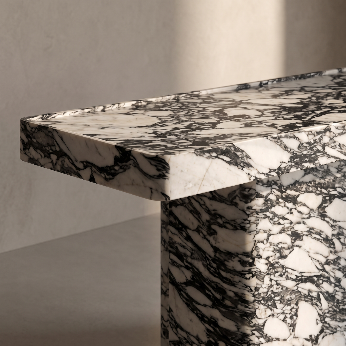 Manon Arabescato White Console