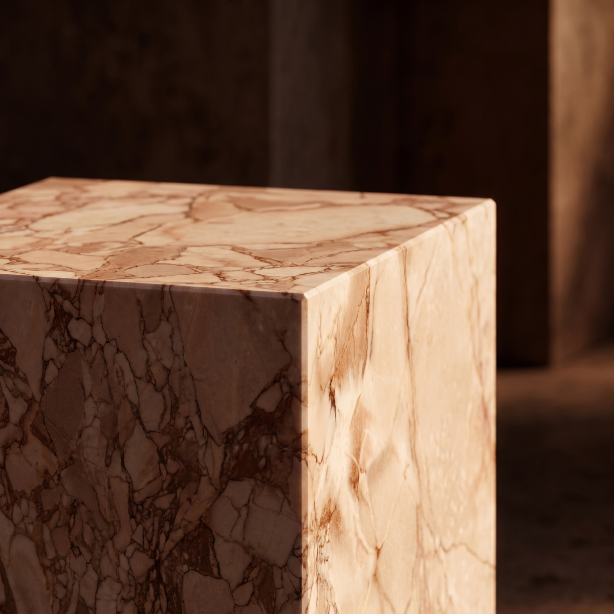 Plinth Medium Desert Rose