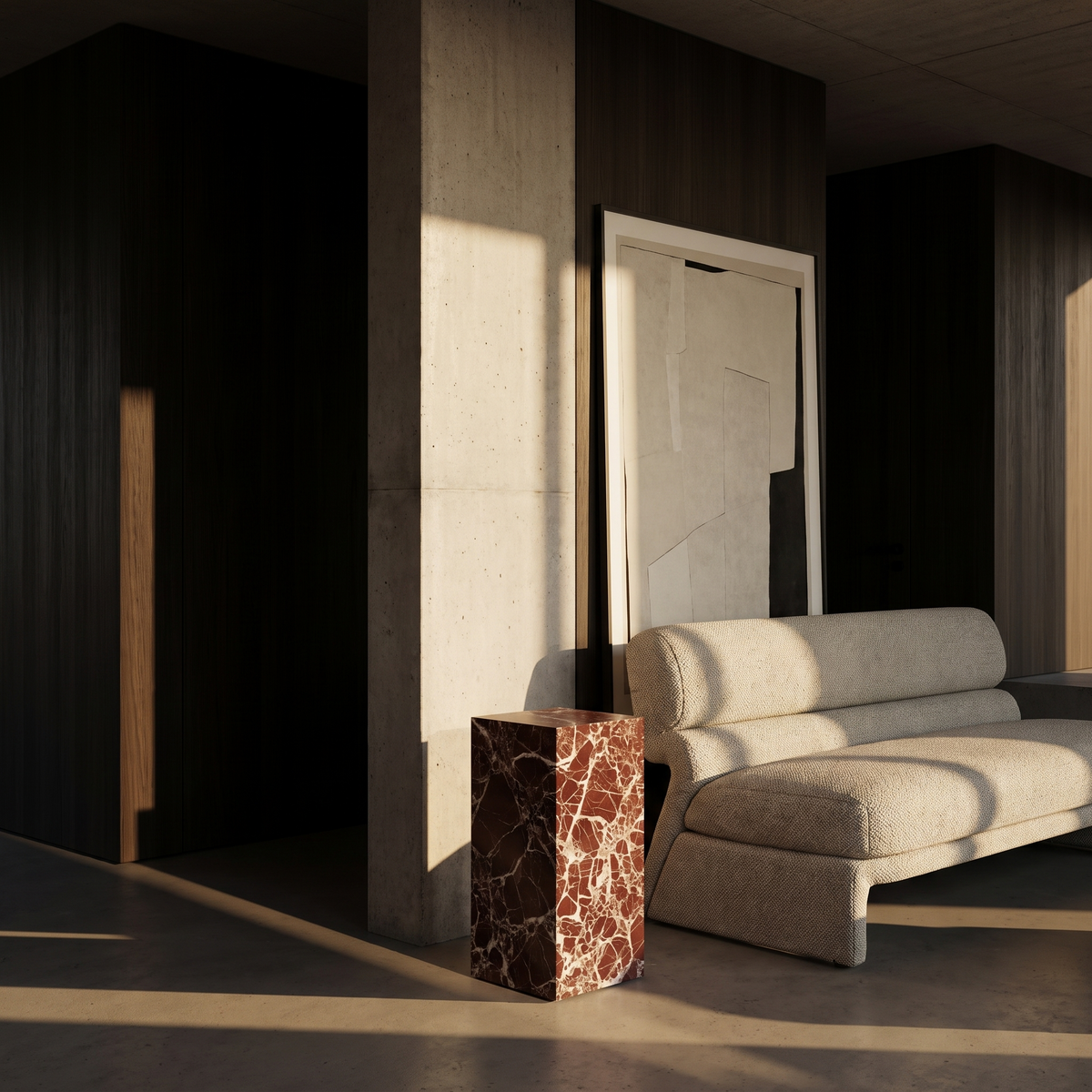 Plinth Medium Rosa Levanto