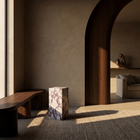Plinth Medium Calacatta Viola