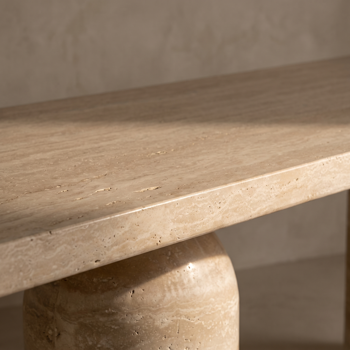 Novella Dining Table Travertine