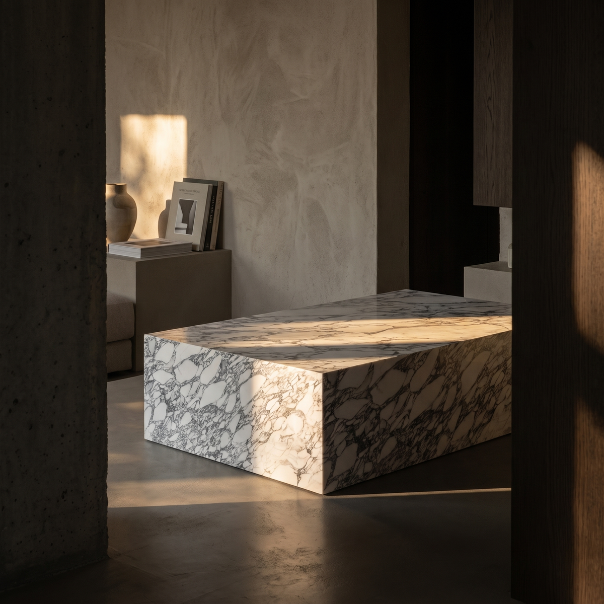 Onda Arabescato White Coffee Table