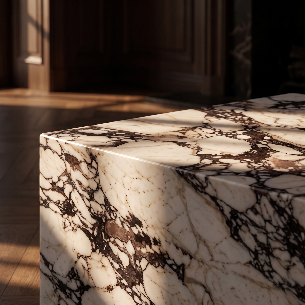 Onda Calacatta Viola Coffee Table