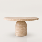 Palermo Travertine Dining Table