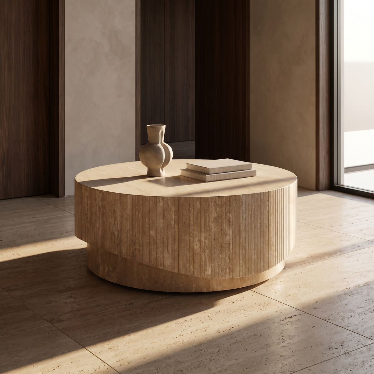Perla Coffee Table Travertine